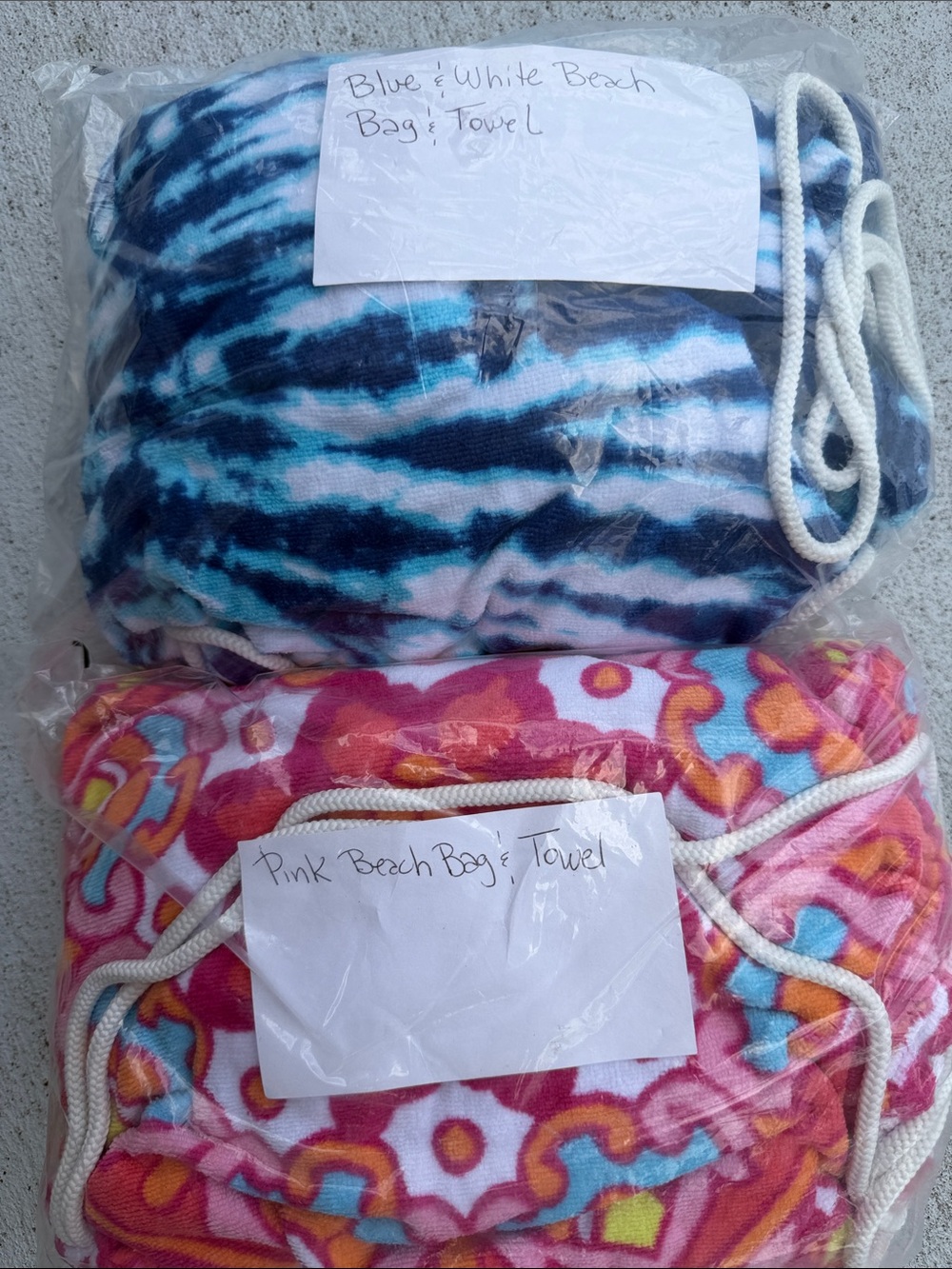 Sun & Sky Beach Towel & Attached Backpacks